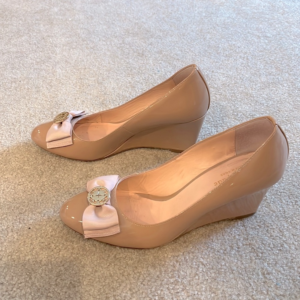 Kate Spade nude wedges
